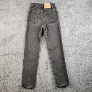 Vintage Levi's 512 Slim Fit Taper Student Jeans Fit 23x27 Tag 14 Orange Tab 90's